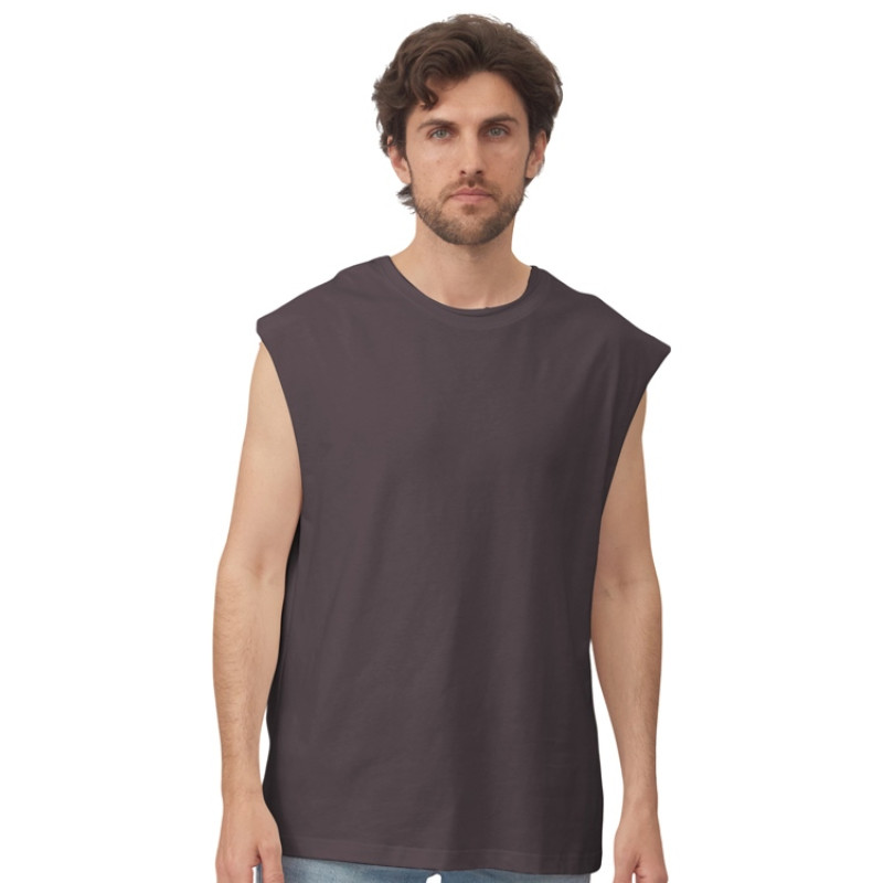 Майка оверсайз «Berlin», унисекс, темно-серый