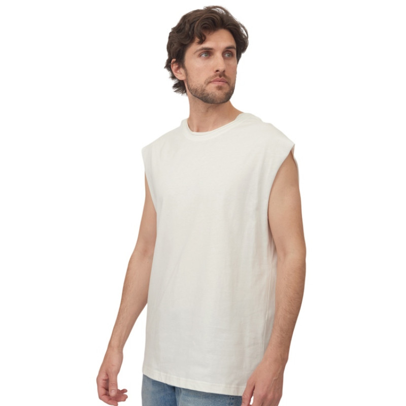 Майка оверсайз «Berlin», унисекс, молочный