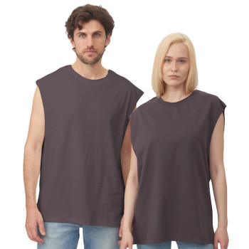 Майка оверсайз «Berlin», унисекс, темно-серый