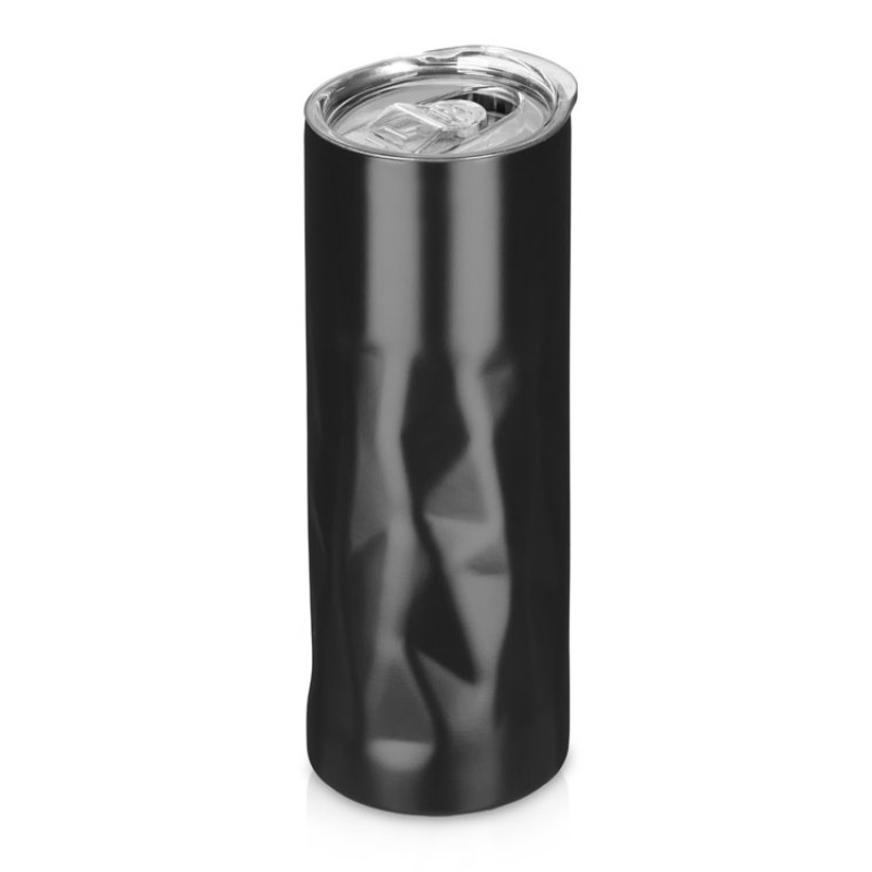 Подарочный набор с термокружкой и бутылкой «Water cross», черный