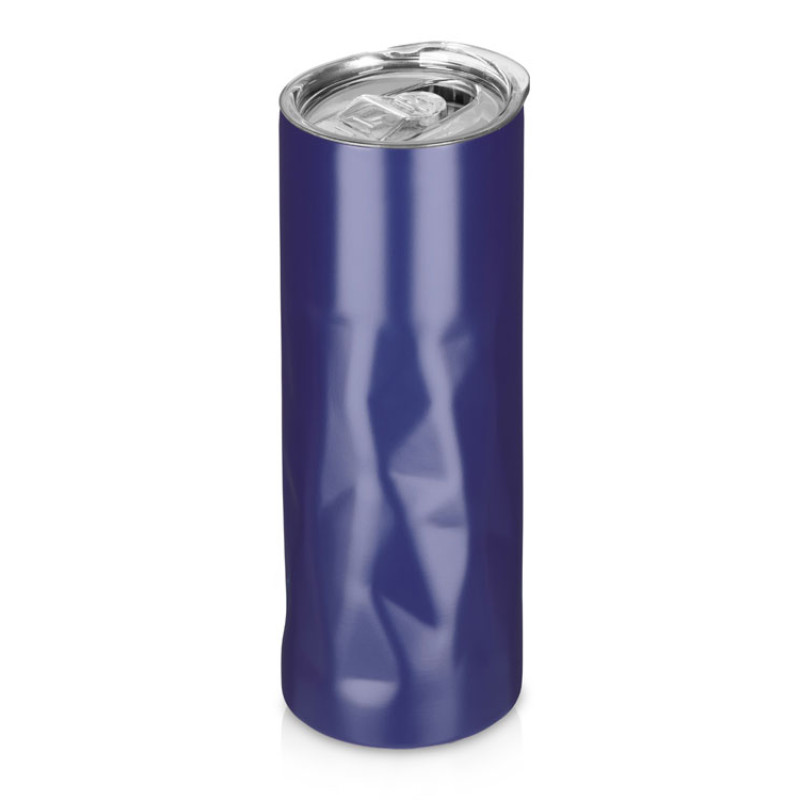 Подарочный набор с термокружкой и бутылкой «Water cross», синий