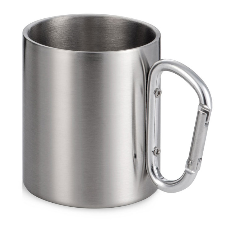 Подарочный набор с термосом и кружкой, серебристый/серый