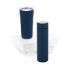 Подарочный набор "FAMILY" с термосом и термокружкой, темно-синий