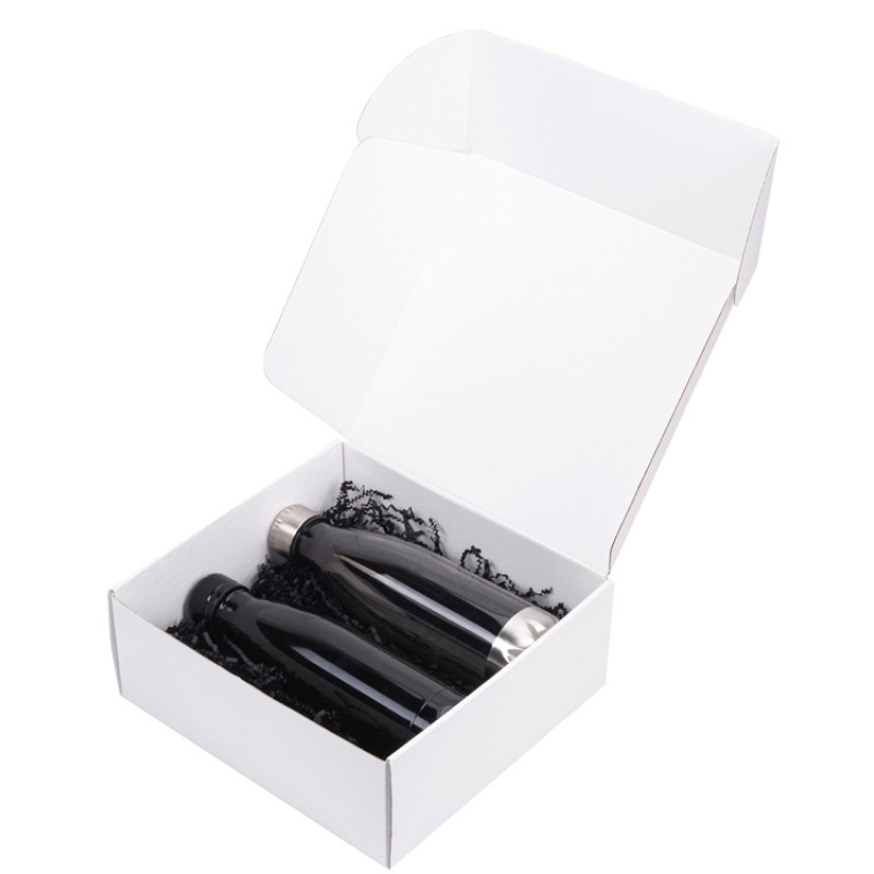 Подарочный набор с термосом и бутылкой «Bottle set», черный