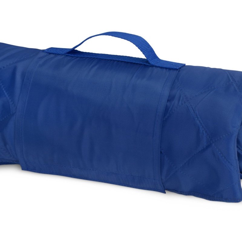 Набор с термосом, кружкой, пледом и рюкзаком, синий