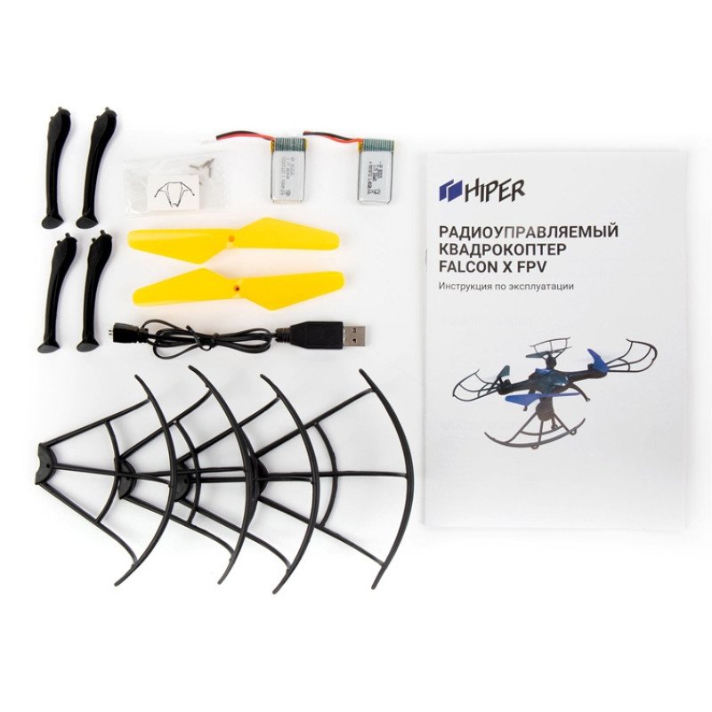 Радиоуправляемый квадрокоптер HIPER "FALCON X FPV" Радиоуправляемый квадрокоптер HIPER "FALCON X FPV"