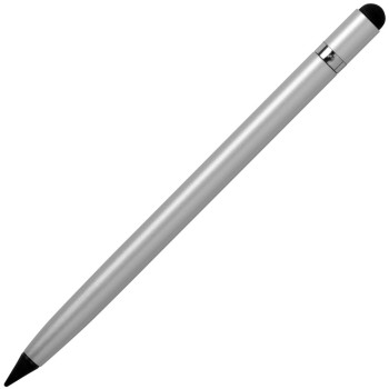 Вечный карандаш "Eternal" со стилусом и ластиком, серебристый