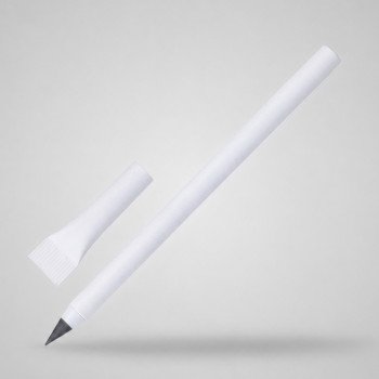 Вечный карандаш из переработанной бумаги "Recycled pencil", белый (Р)