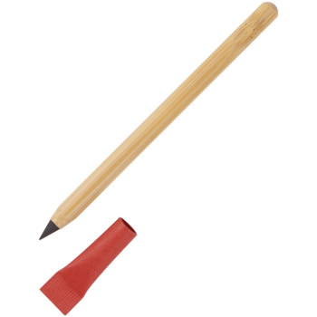 Вечный карандаш из бамбука "Recycled Bamboo", красный