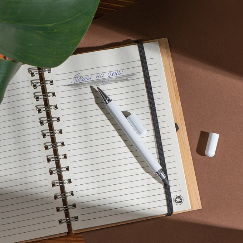 Металлическая ручка и вечный карандаш "Van Gogh", белый