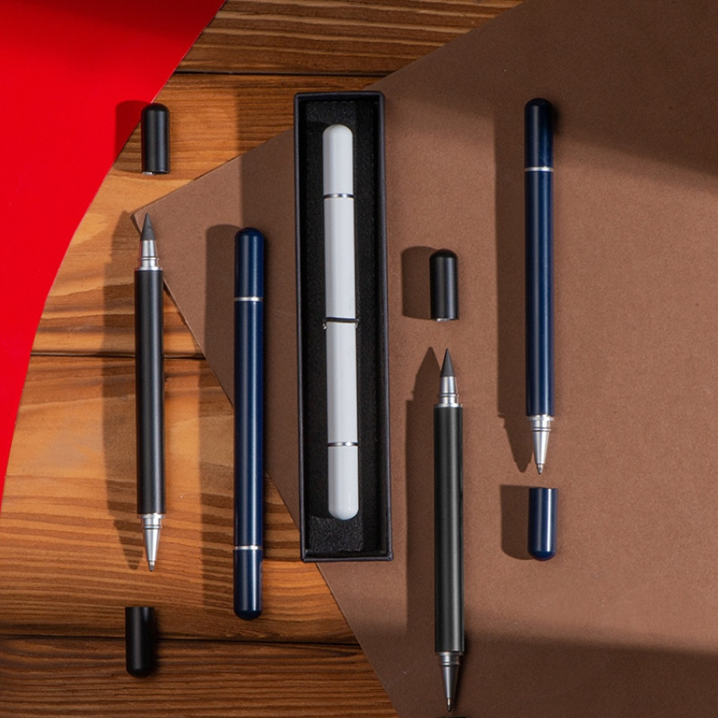 Металлическая ручка и вечный карандаш "Van Gogh", белый