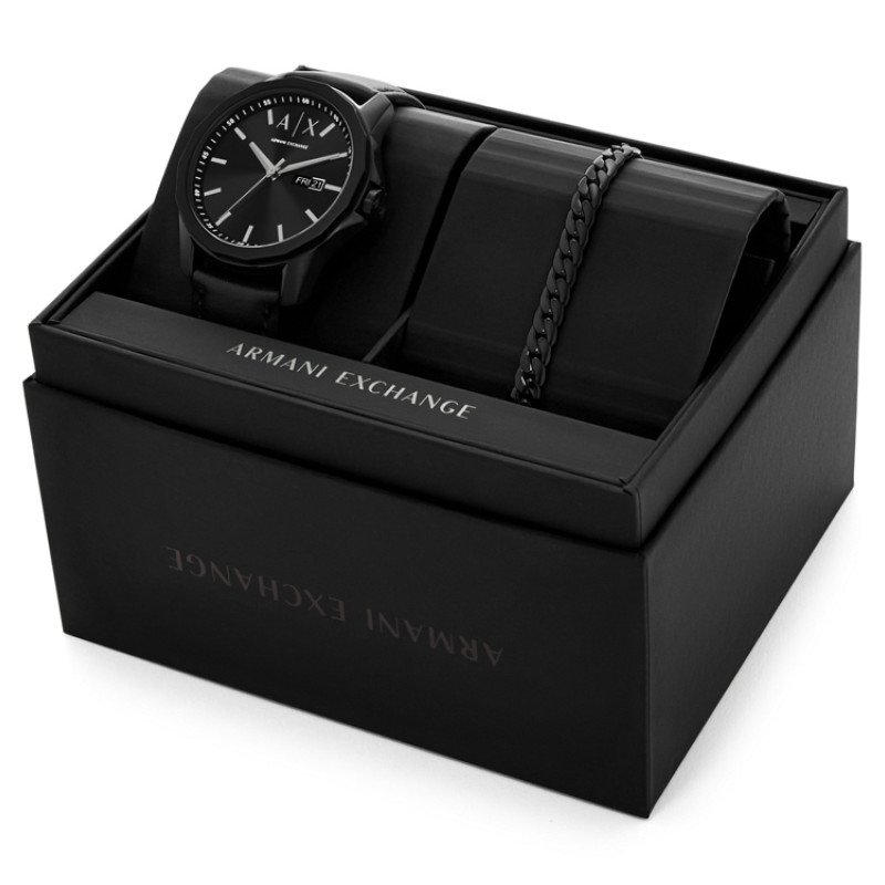 Подарочный набор: часы наручные мужские с браслетом. Armani Exchange Подарочный набор: часы наручные мужские с браслетом. Armani Exchange