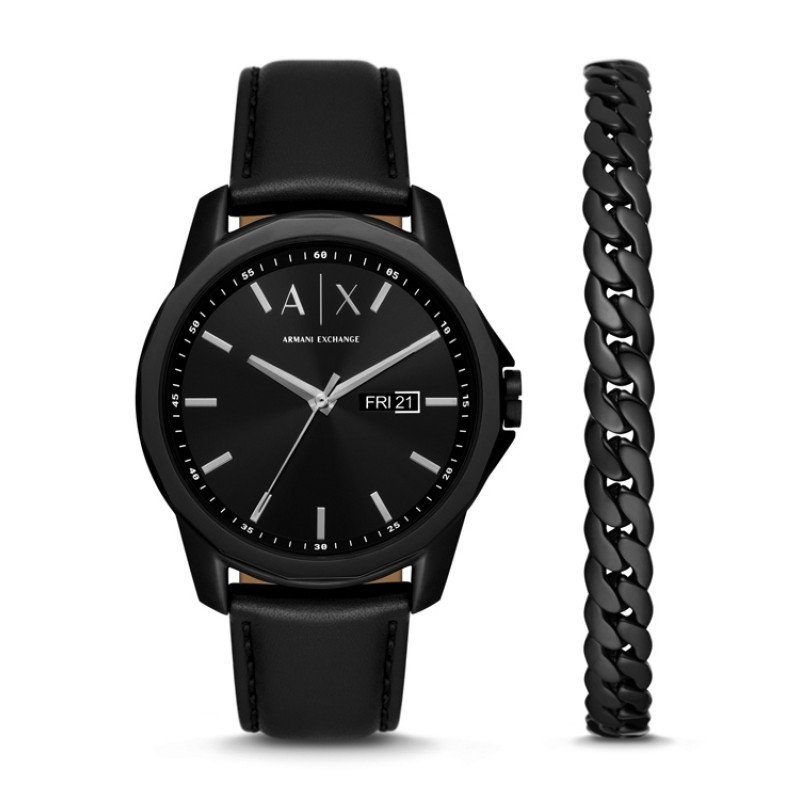 Подарочный набор: часы наручные мужские с браслетом. Armani Exchange Подарочный набор: часы наручные мужские с браслетом. Armani Exchange
