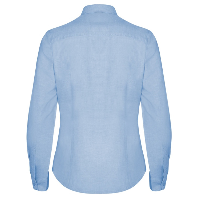 Рубашка женская "Oxford", небесно-голубой