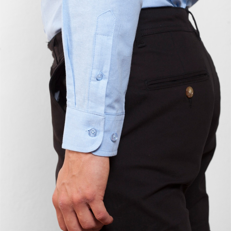 Рубашка мужская "Oxford", небесно-голубой