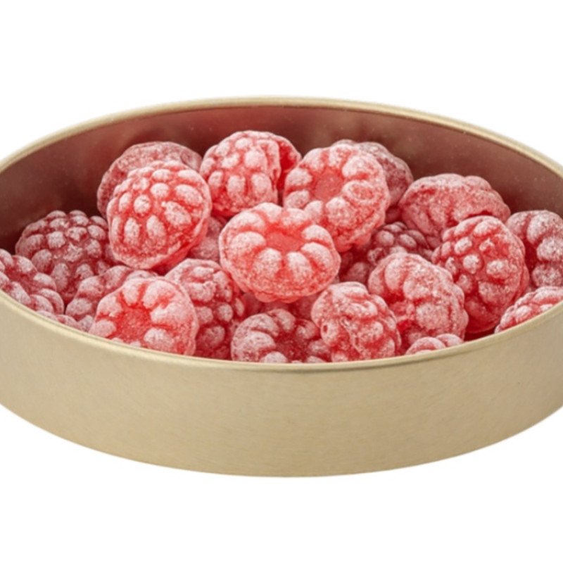 Ж/б "По-вологодски" + монпансье малиновые. Ягодный чай. С кислинкой.