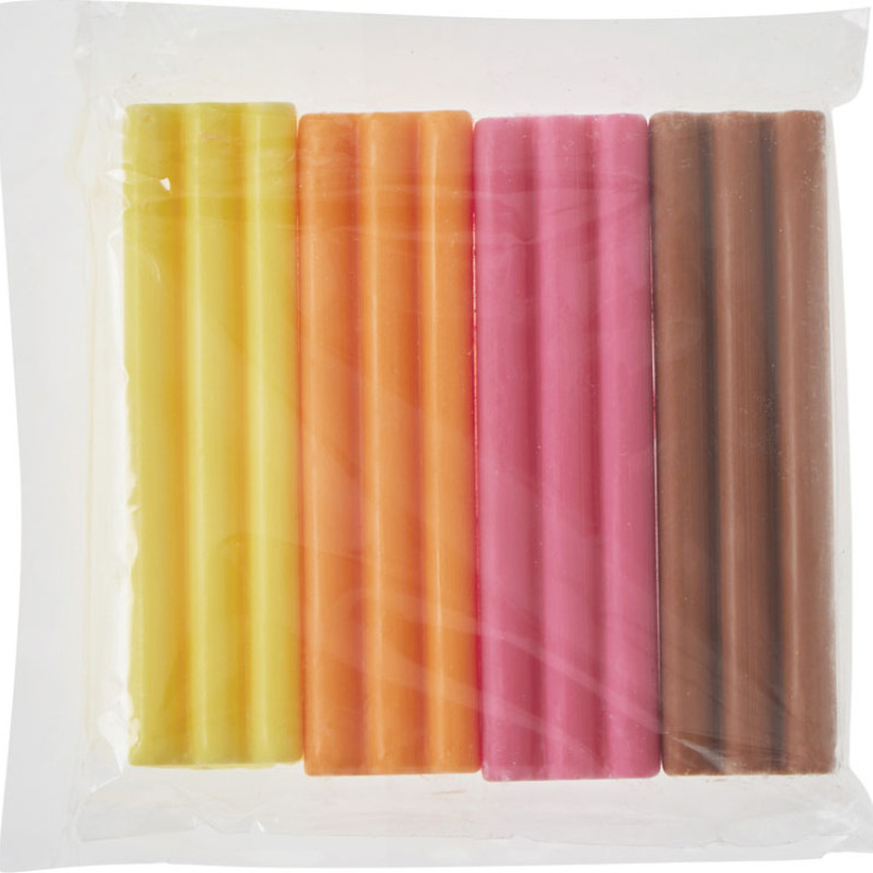 Набор Съедобный пластилин 4 кусочков (без ножа)