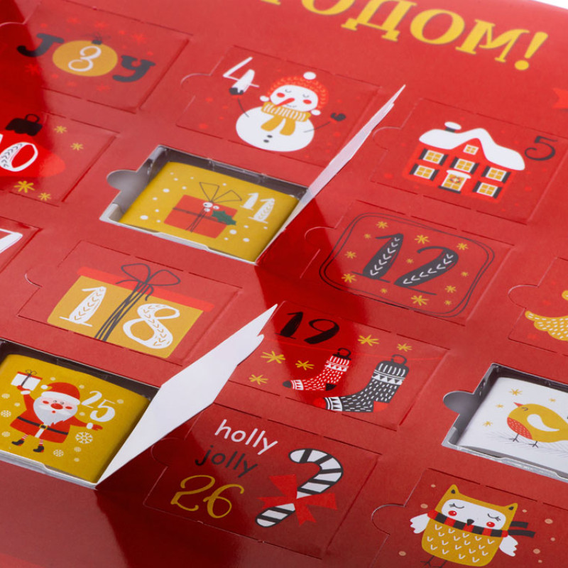 Шоколадный адвент-календарь «Festive» Шоколадный адвент-календарь «Festive»