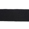 Ремень на пояс Canvas из ткани с металлической пряжкой, черный
