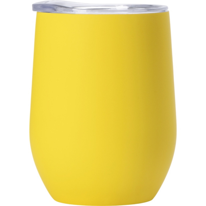 Термокружка "Vacuum mug C1", soft touch, 370мл, желтый
