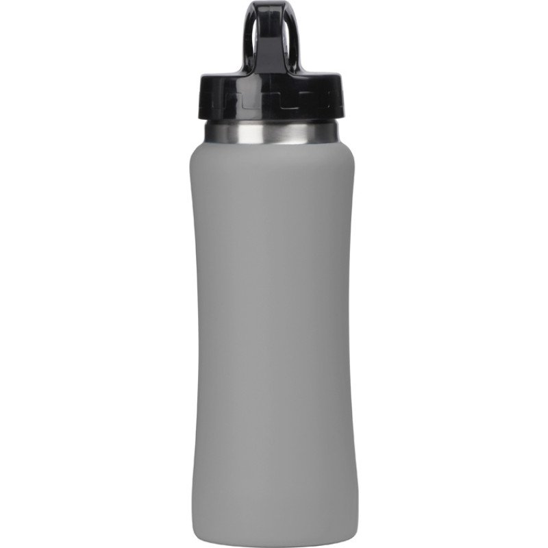 Бутылка для воды "Bottle C1", сталь, soft touch, 600 мл, серый
