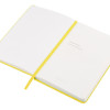 Бизнес-блокнот C2 софт-тач, твердая обложка, 128 листов, желтый