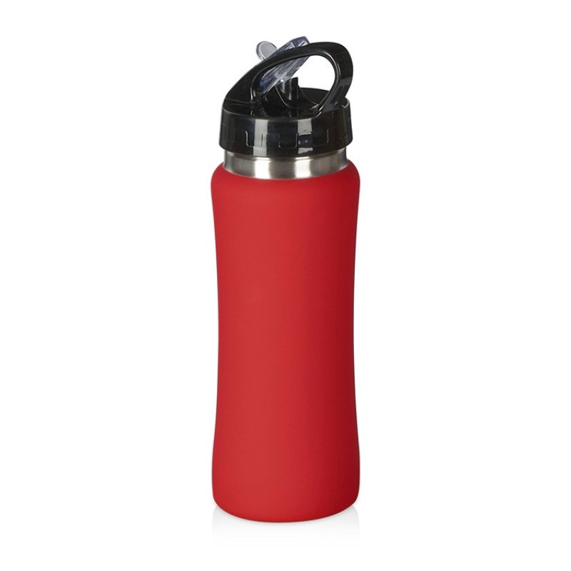 Бутылка для воды "Bottle C1", сталь, soft touch, 600 мл, красный Бутылка для воды "Bottle C1", сталь, soft touch, 600 мл, красный