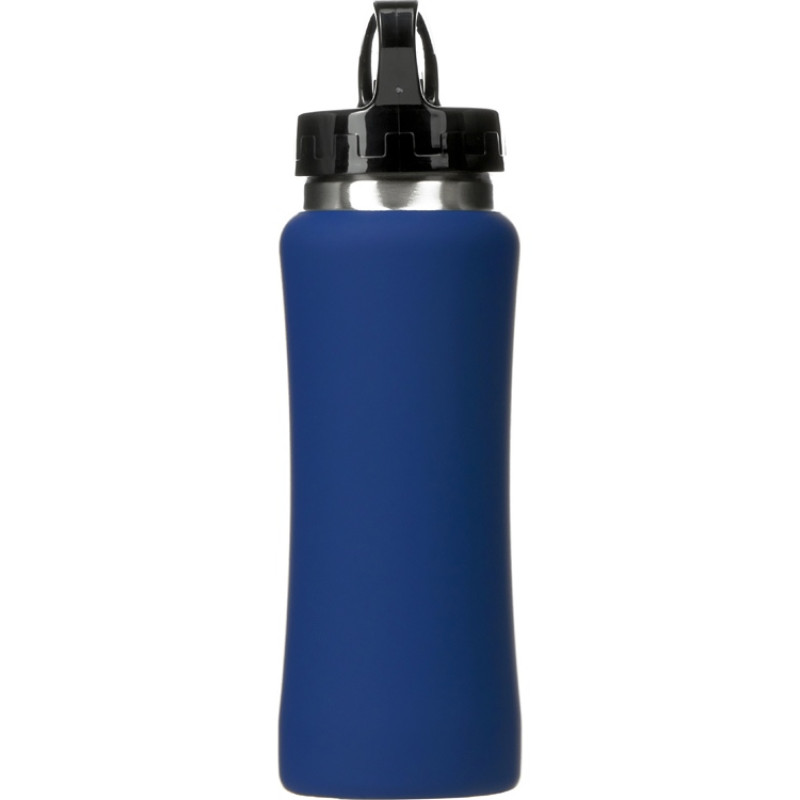 Бутылка для воды "Bottle C1", сталь, soft touch, 600 мл, темно-синий