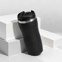 Термокружка "Double wall mug C1", soft touch, 350 мл, черный