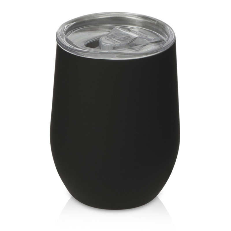 Термокружка "Vacuum mug C1", soft touch, 370мл, черный