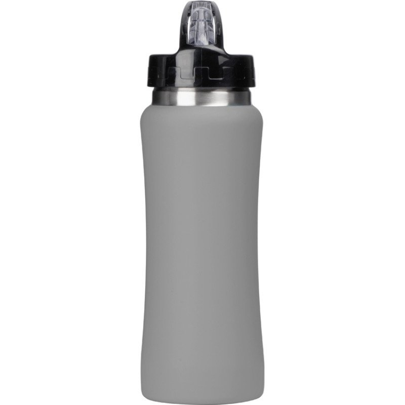 Бутылка для воды "Bottle C1", сталь, soft touch, 600 мл, серый
