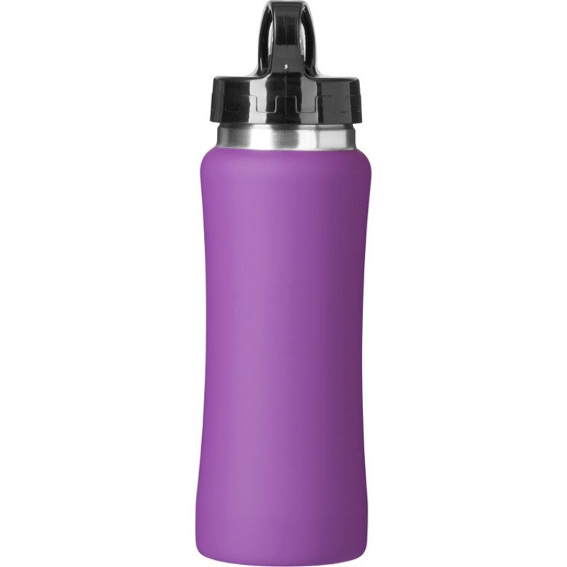 Бутылка для воды "Bottle C1", сталь, soft touch, 600 мл, фиолетовый