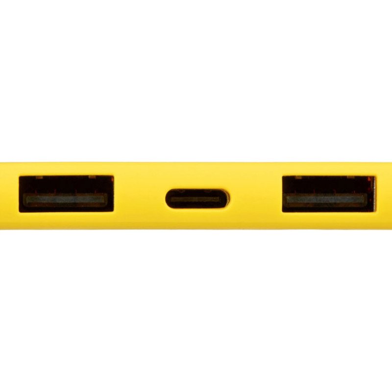 Внешний аккумулятор "Powerbank C1", 5000 mAh, желтый Внешний аккумулятор "Powerbank C1", 5000 mAh, желтый