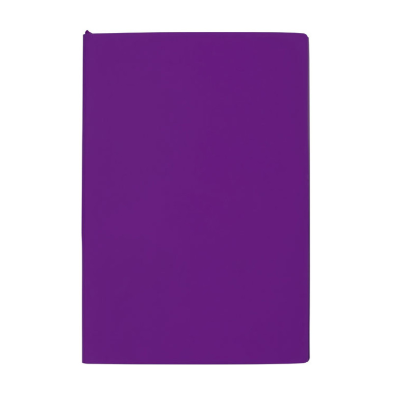 Бизнес-блокнот C1 софт-тач, гибкая обложка, 128 листов, фиолетовый