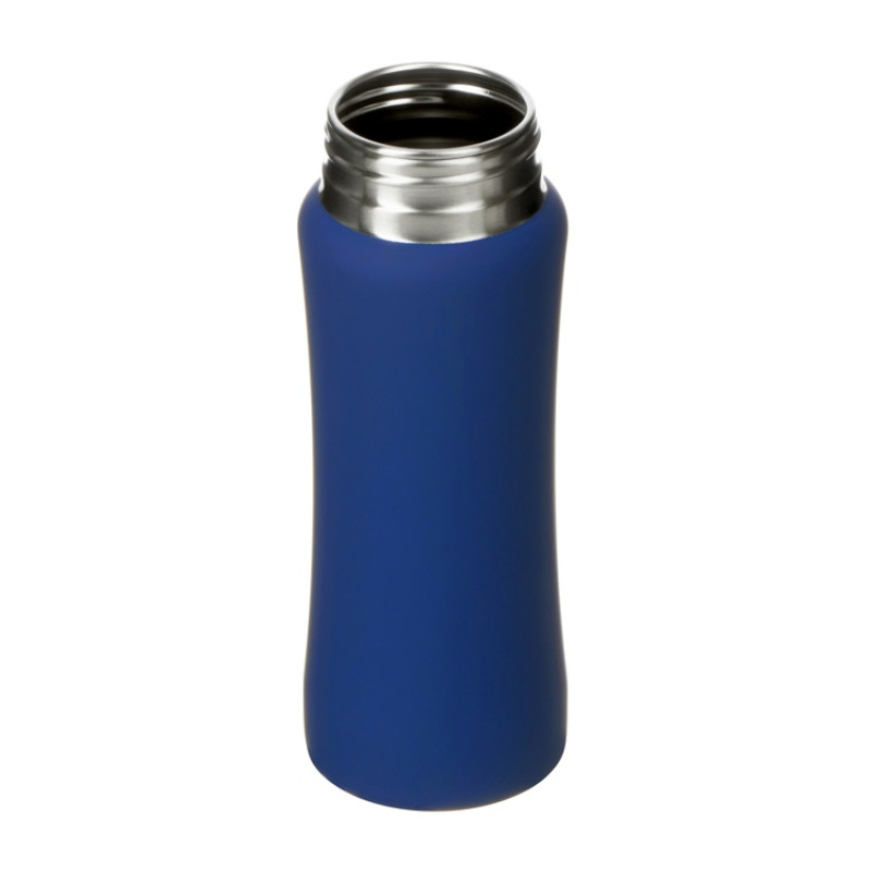 Бутылка для воды "Bottle C1", сталь, soft touch, 600 мл, темно-синий