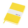 Бизнес-блокнот C2 софт-тач, твердая обложка, 128 листов, желтый