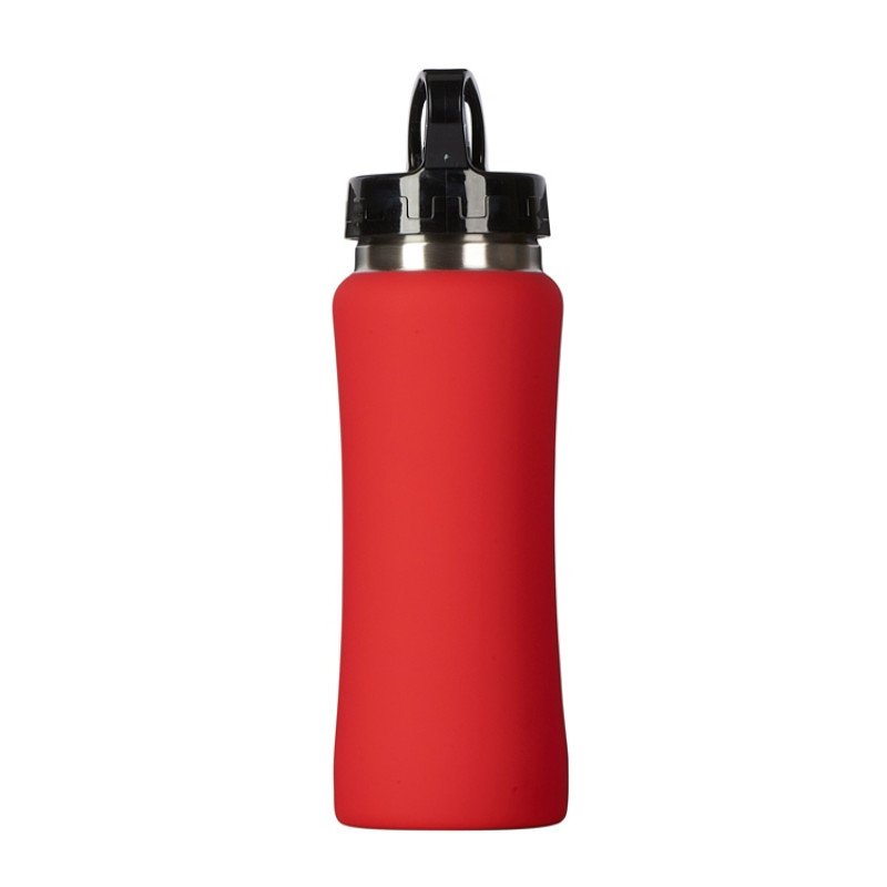 Бутылка для воды "Bottle C1", сталь, soft touch, 600 мл, красный Бутылка для воды "Bottle C1", сталь, soft touch, 600 мл, красный