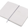 Бизнес-блокнот C2 софт-тач, твердая обложка, 128 листов, серый