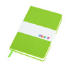 Бизнес-блокнот C2 софт-тач, твердая обложка, 128 листов, зеленое яблоко