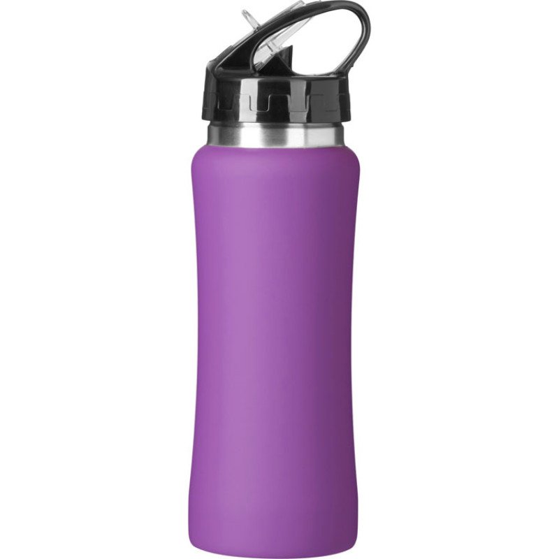 Бутылка для воды "Bottle C1", сталь, soft touch, 600 мл, фиолетовый