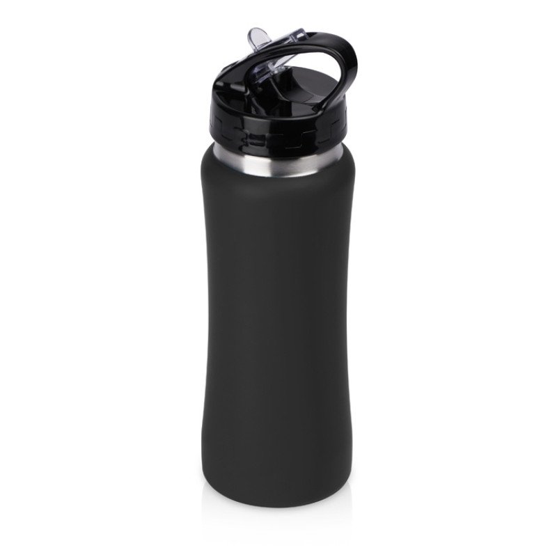 Бутылка для воды "Bottle C1", сталь, soft touch, 600 мл, черный Бутылка для воды "Bottle C1", сталь, soft touch, 600 мл, черный