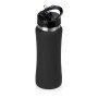 Бутылка для воды "Bottle C1", сталь, soft touch, 600 мл, черный