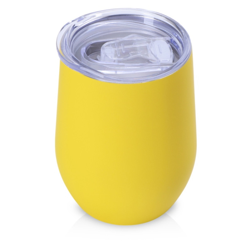 Термокружка "Vacuum mug C1", soft touch, 370мл, желтый