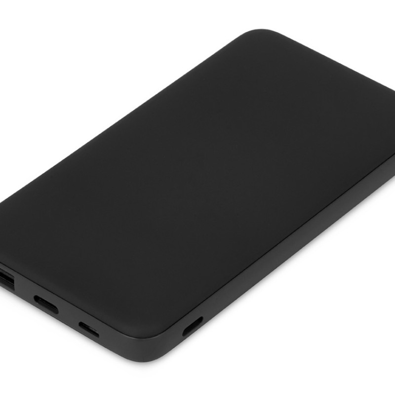 Подарочный набор с термосом и повербанком С2, черный