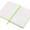 Бизнес-блокнот C2 софт-тач, твердая обложка, 128 листов, зеленое яблоко
