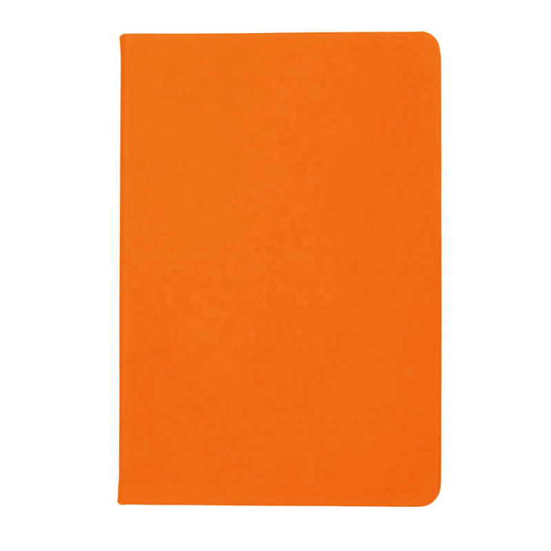Бизнес-блокнот C2 софт-тач, твердая обложка, 128 листов, оранжевый