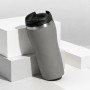 Термокружка "Double wall mug C1", soft touch, 350 мл, серый