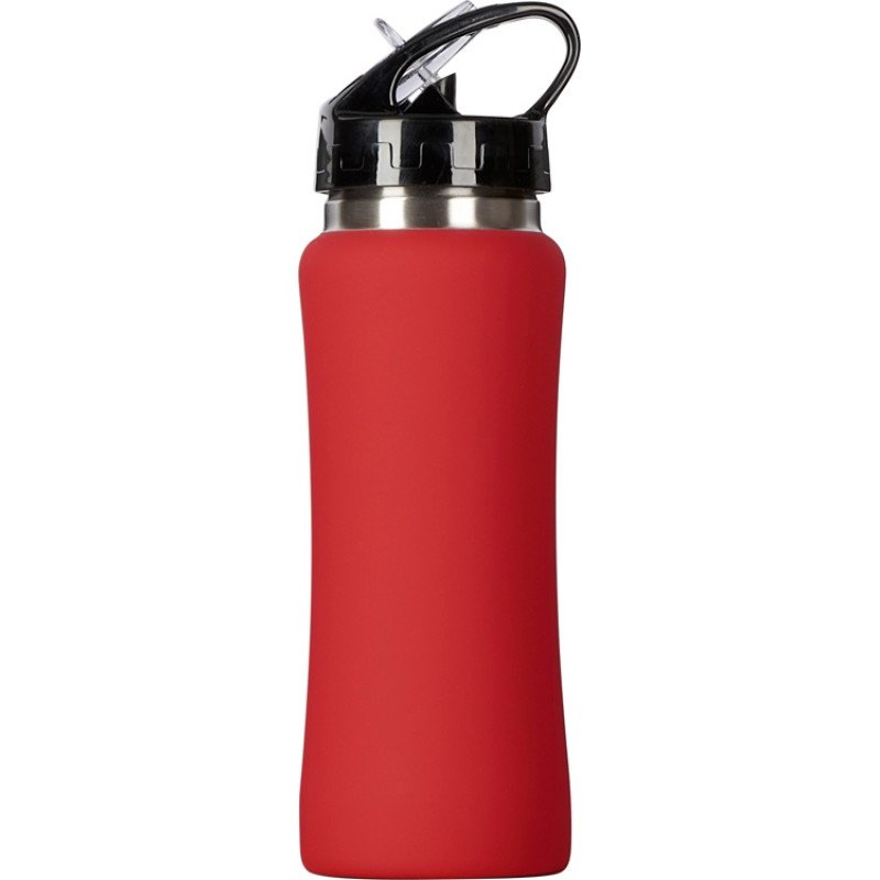Бутылка для воды "Bottle C1", сталь, soft touch, 600 мл, красный Бутылка для воды "Bottle C1", сталь, soft touch, 600 мл, красный