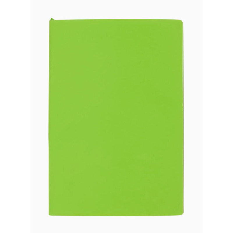 Бизнес-блокнот C1 софт-тач, гибкая обложка, 128 листов, зеленое яблоко