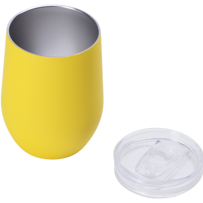 Термокружка "Vacuum mug C1", soft touch, 370мл, желтый